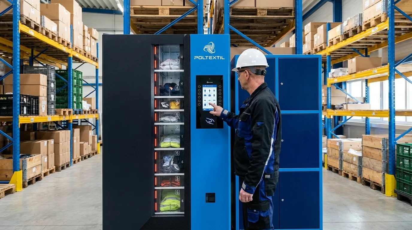 zdjęcie: maszyna vendingowa BHP na hali